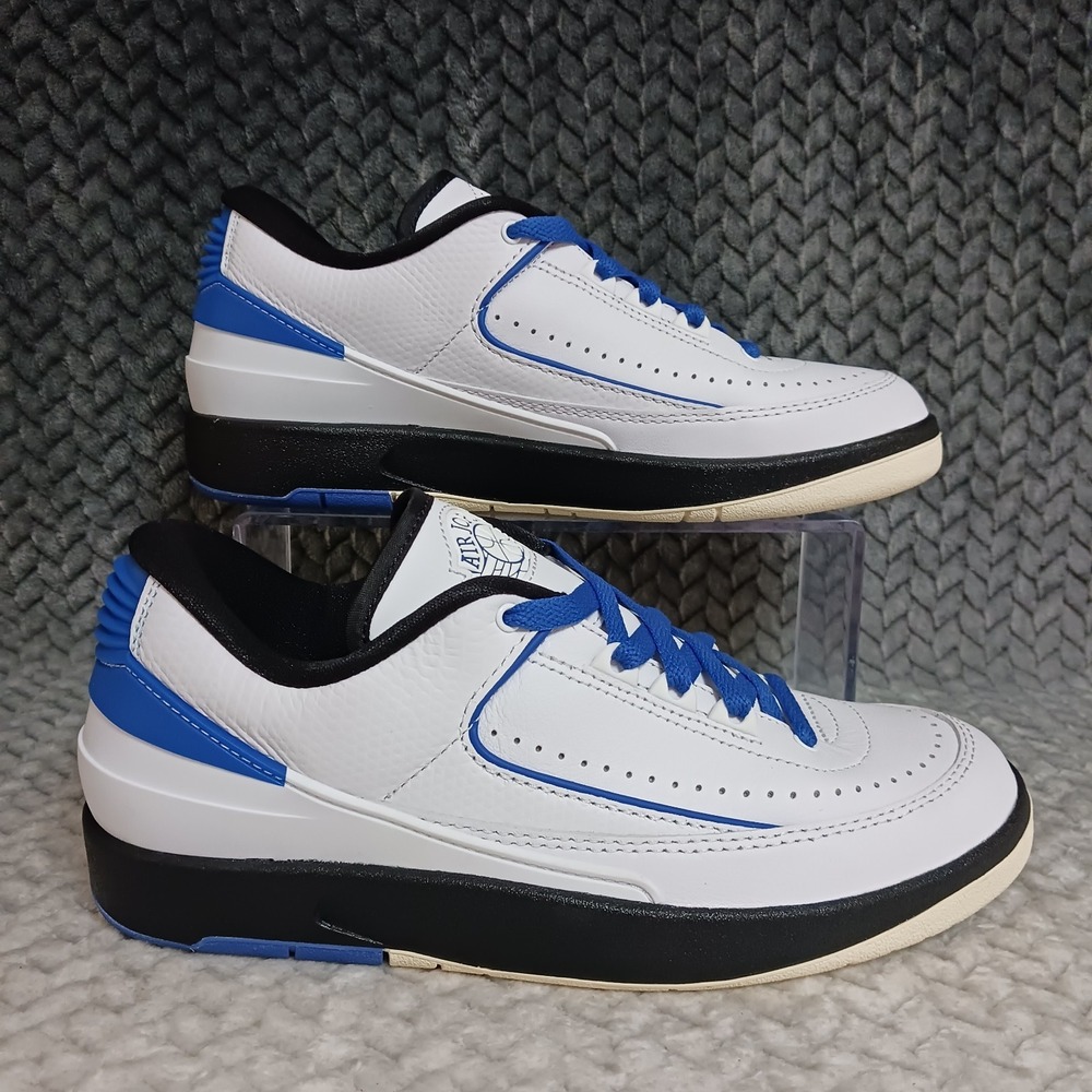 Air Jordan 2 Retro Low Varsity Royal Women's Casual Sneakers Shoes Size 8